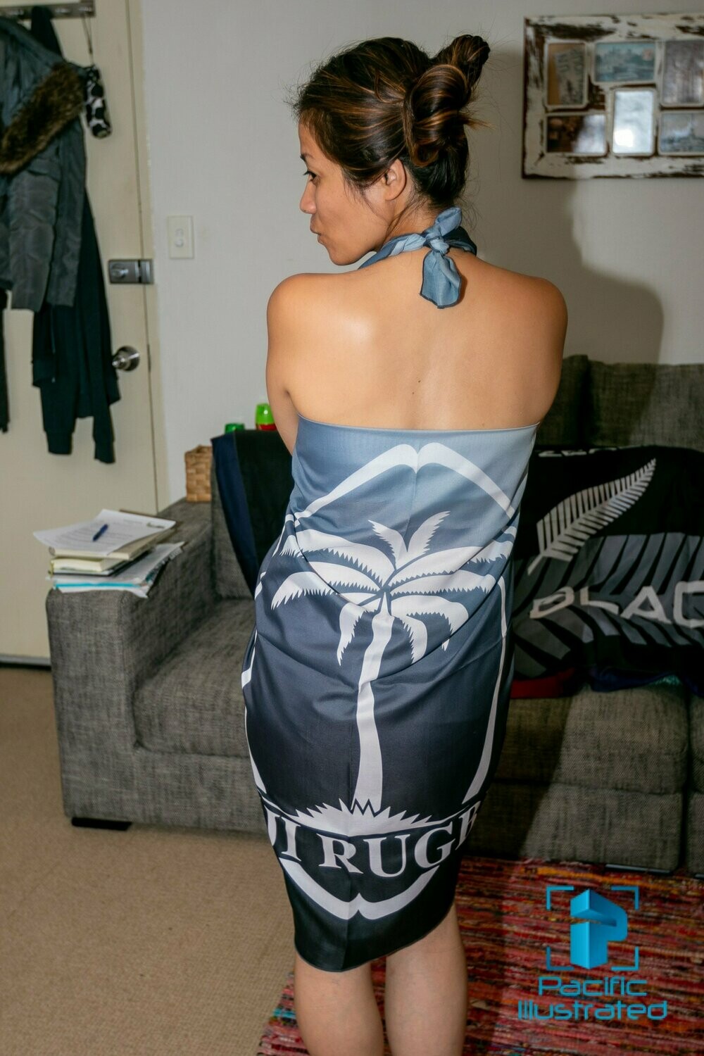 Fiji Rugby supporter lava lava