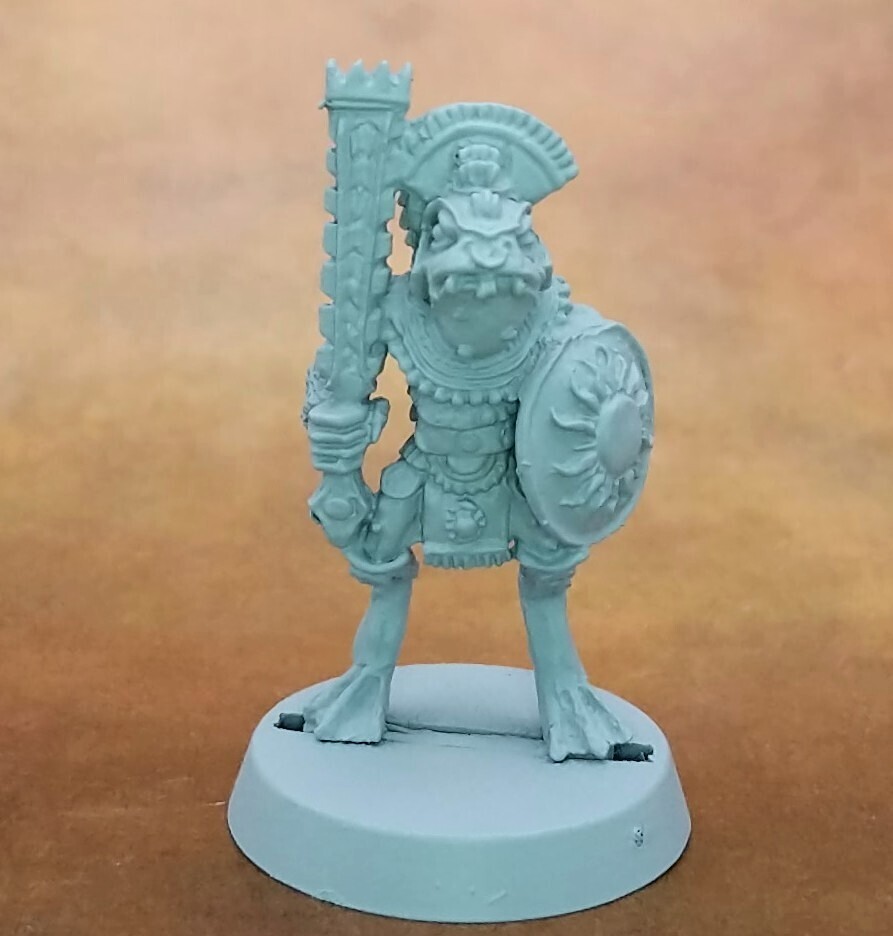 Oldhammer Regiment Frog-man Warriors (20)