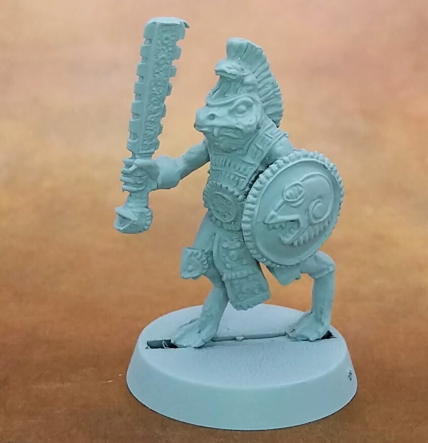 Oldhammer Regiment Frog-man Warriors (20)