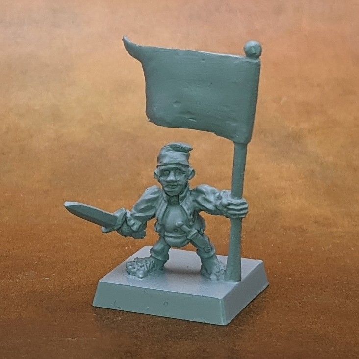 Halflings; Bullseye Bill with Standard and Flautist (3)