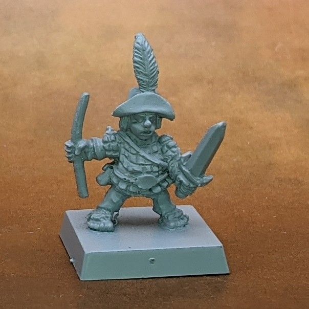 Halflings; Bullseye Bill with Standard and Flautist (3)