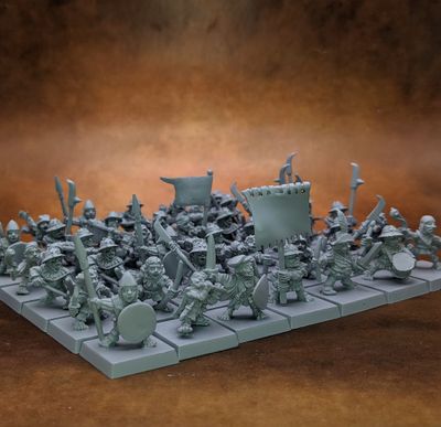Halflings; Massive Mixed Ranks Pack (40)