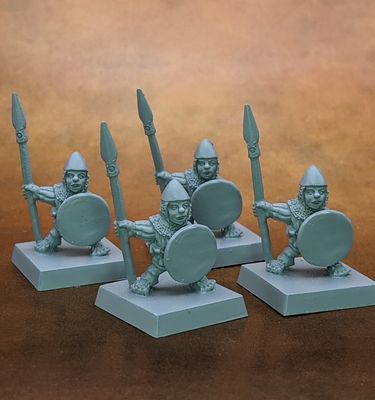 Halflings; Spears (4)