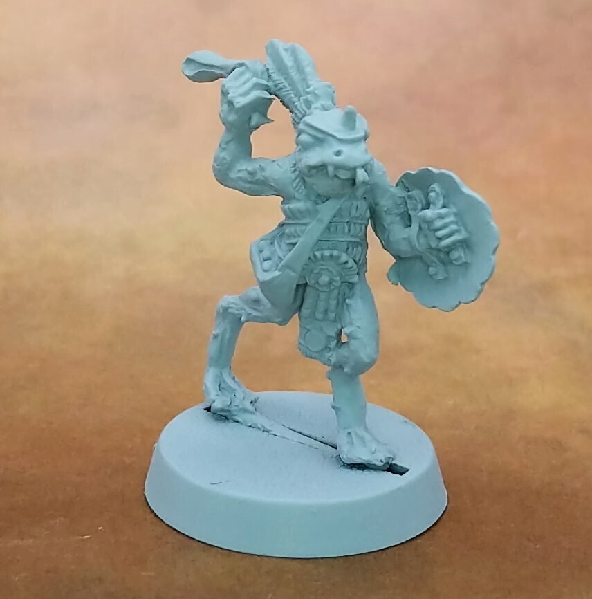Oldhammer Frog-man Warriors Collection (12)