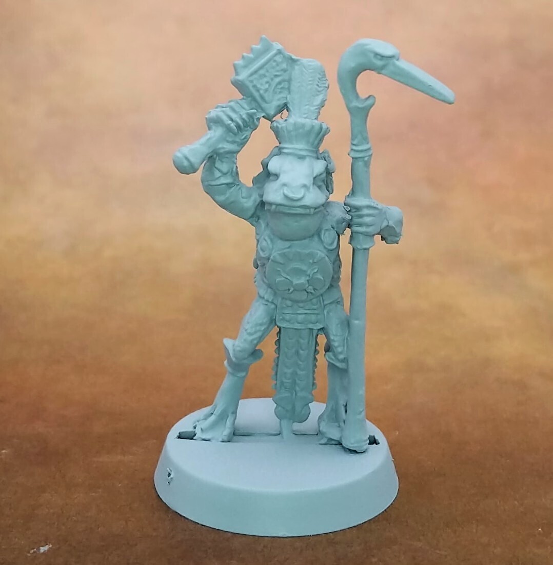 Oldhammer Regiment Frog-man Warriors (20)