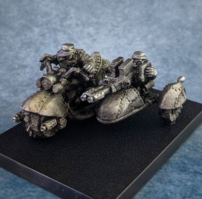 Space Dwarf Bikers w Sidecar Set
