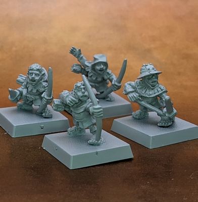 Halflings, East Shilling Shooters Archers (4)