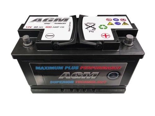 12 Volt 80Ah 800 Amp AGM Car Battery | 12V 800 Stop Start Battery 115 Battery 12 Volt 80Ah 800 Amp AGM Car Battery | 12V 800 Stop Start Battery 115 Battery