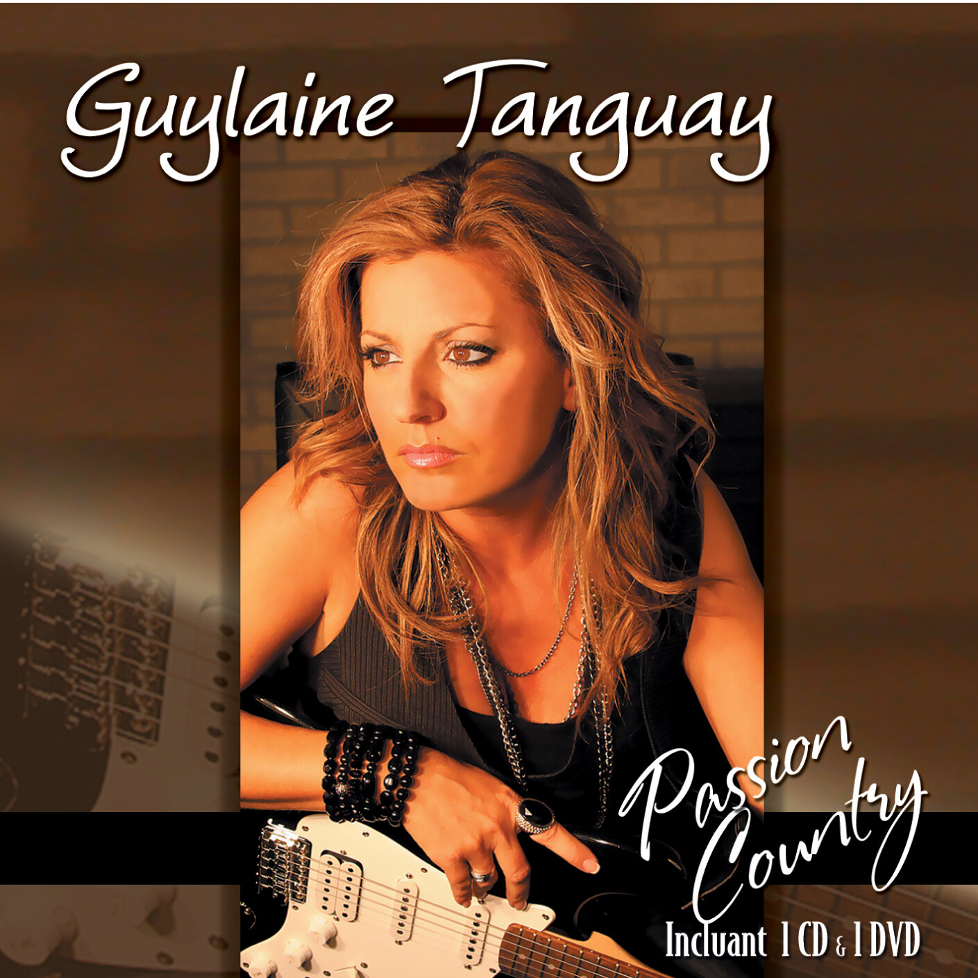 1 CD + 1 DVD Guylaine Tanguay «Passion Country» - autographié