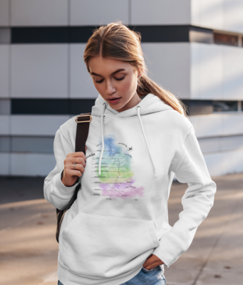 Canada's Bruce Trail Water Colour Unisex Hoodie