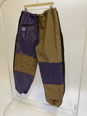 Chute Pants Sz. L Beige/Purple