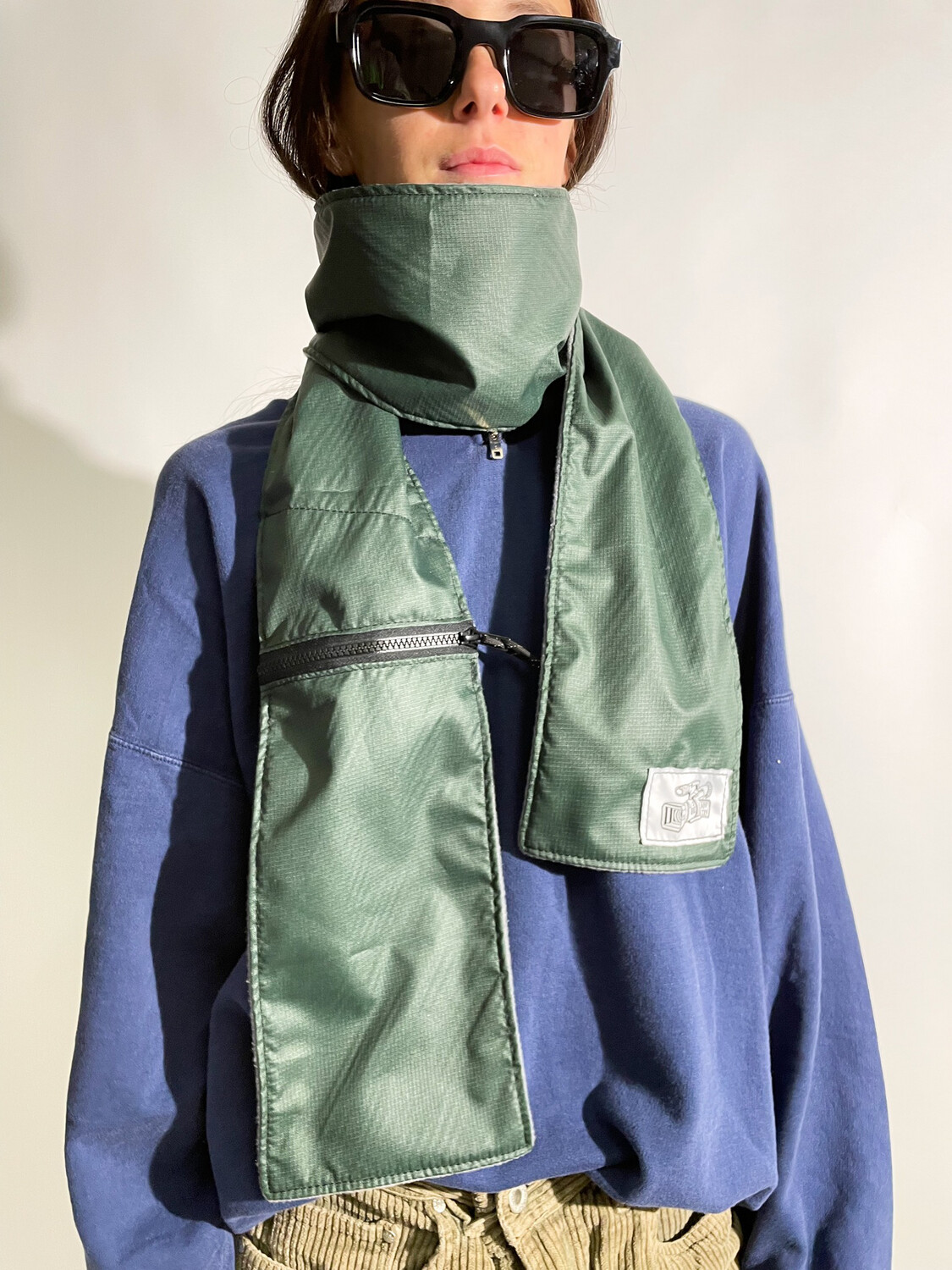1/1 Tech Scarf Green/Grey