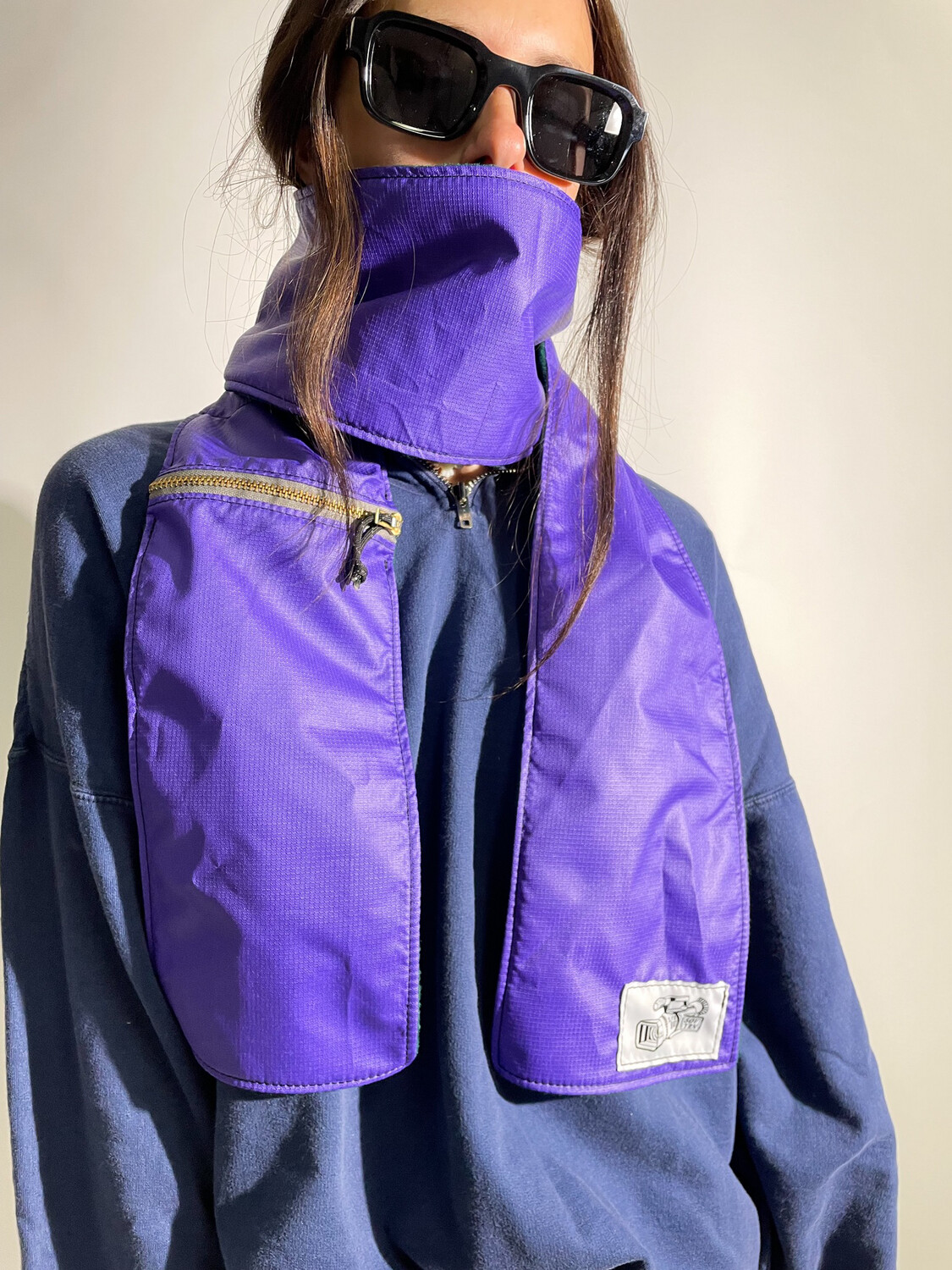 1/1 Tech Scarf Purple/Green