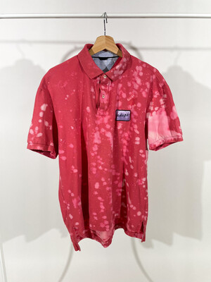 Bleached Collared Shirt Sz. L Pink 1/1