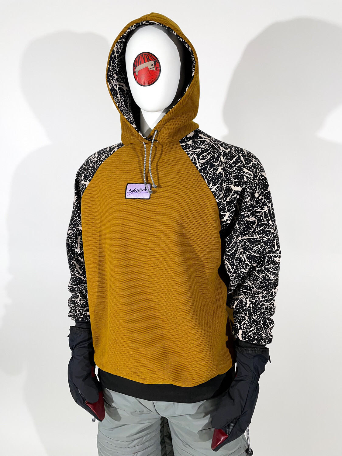 1/1 Pullover Sweatshirt Sz. XL Yellow/Broken