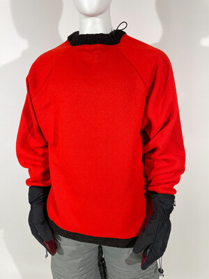 1/1 Sinch Neck Sweater Sz. XXL Red