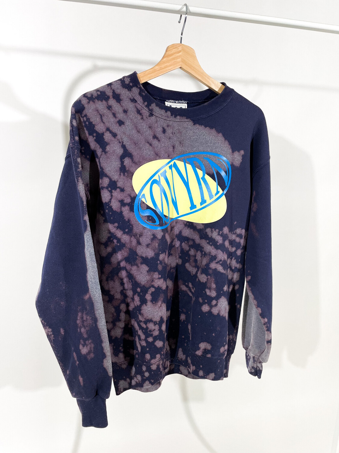 Bleached Sweater Sz. XL 1/1 Blue