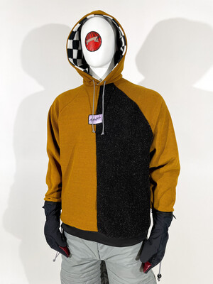1/1 Pullover Sweatshirt Sz. XL Honeycomb/Thick Fleece/Checkers