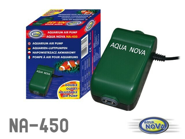Aqua Nova dubbel luftpump NA-450