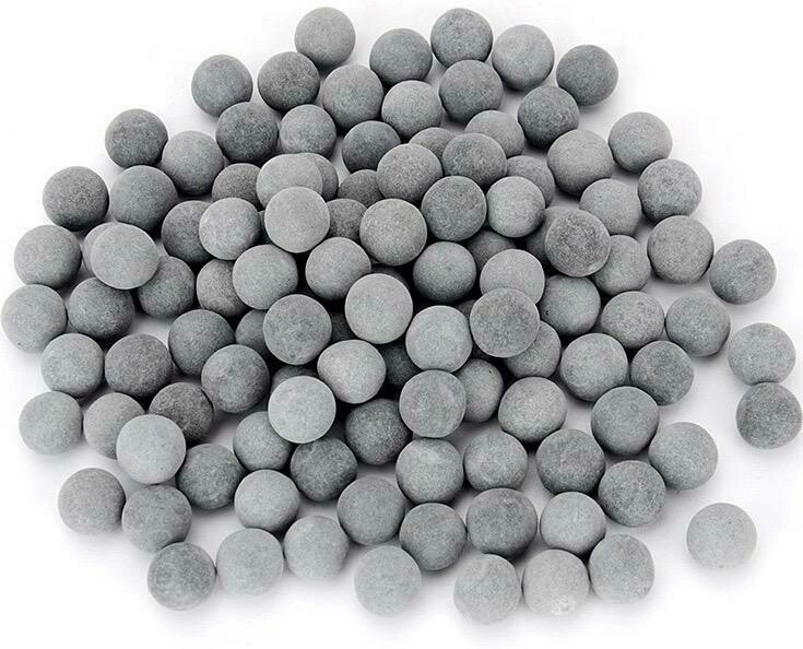 Mineral bollar grå