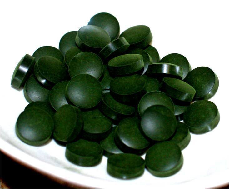 Spirulina tabletter