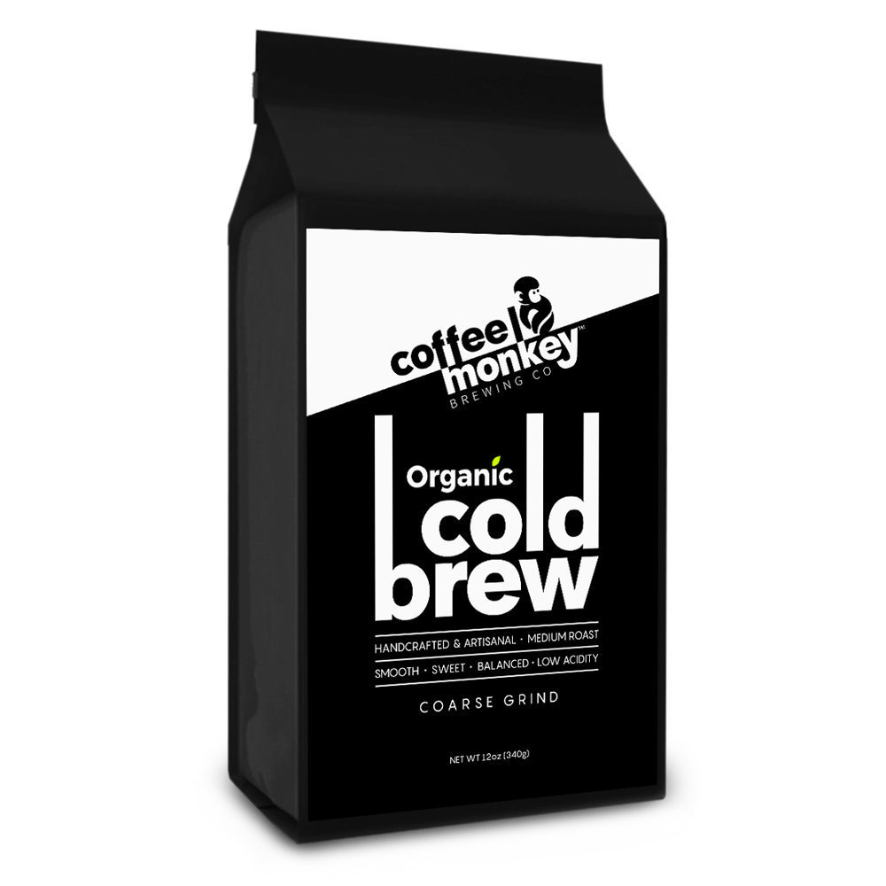"Cold Brew" Premium Organic Coarse Ground (12oz Bag)