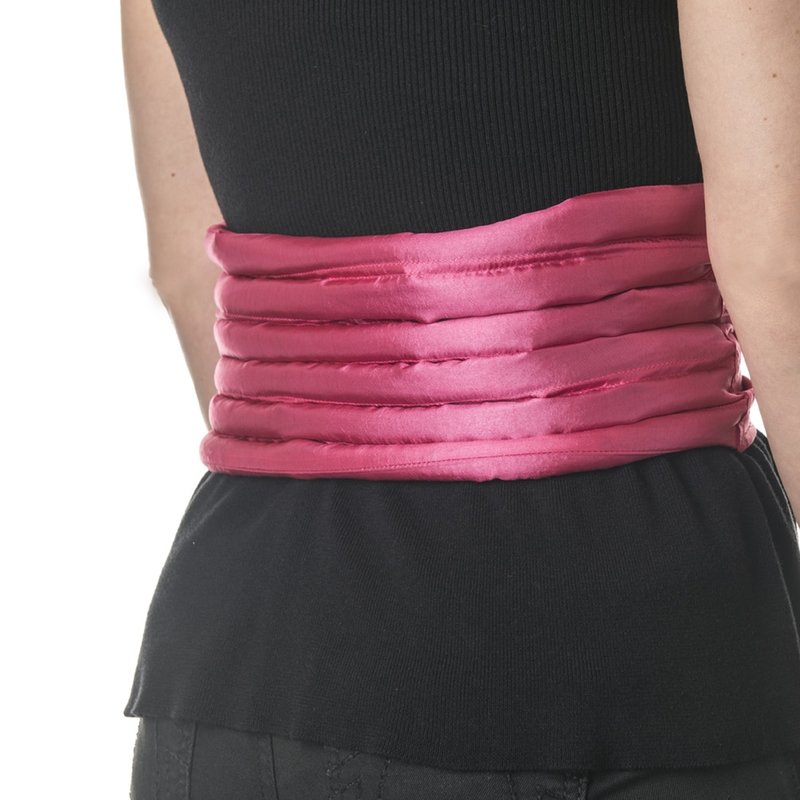 Silk Kidney Belt - Pink