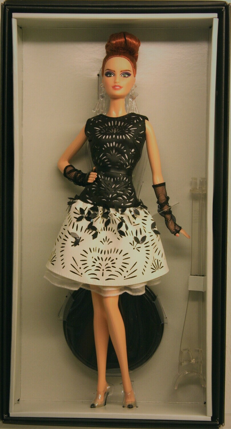 Laser Leatherette dress Barbie