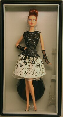 Laser Leatherette dress Barbie