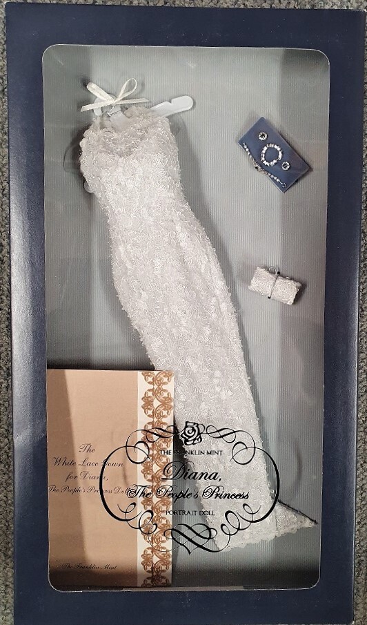 Diana, The White Lace Gown.