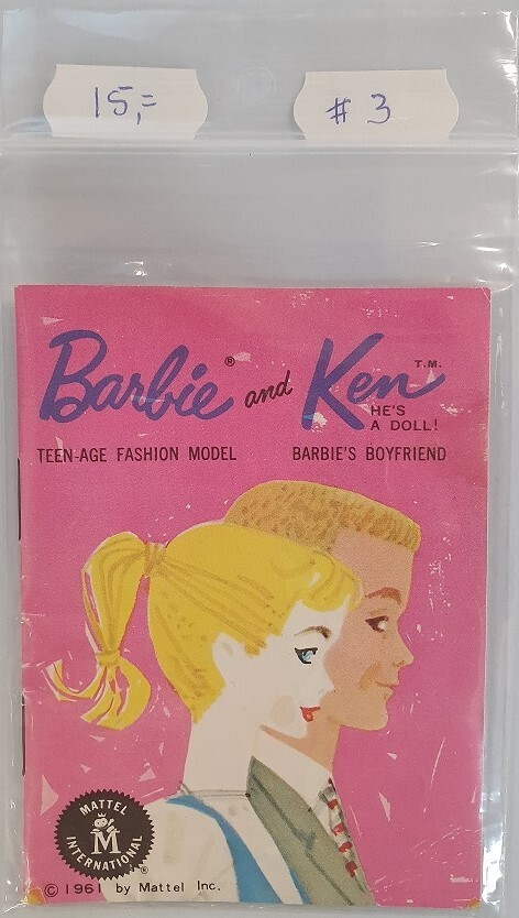 Booklet Barbie &amp; Ken