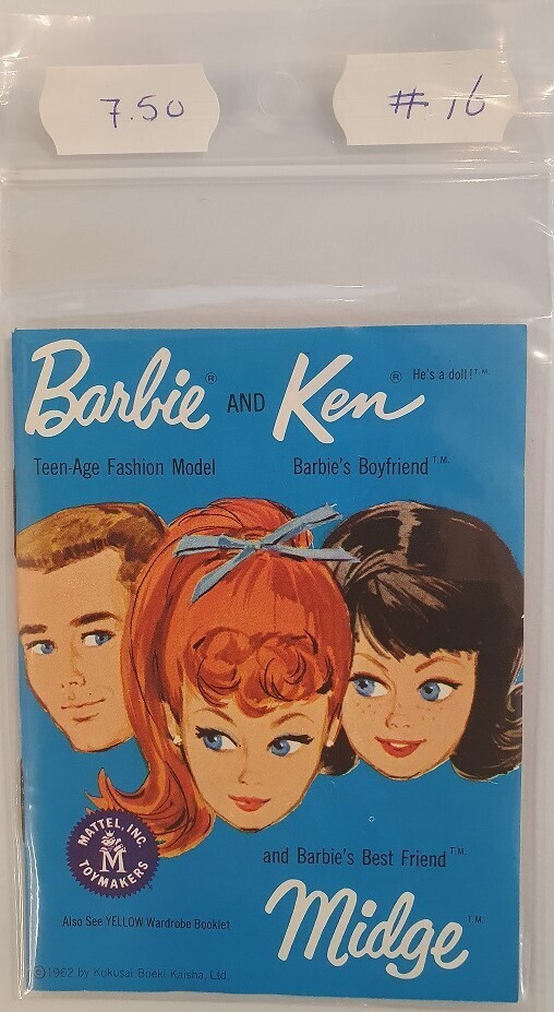 Booklet Barbie &amp; Ken, Midge.