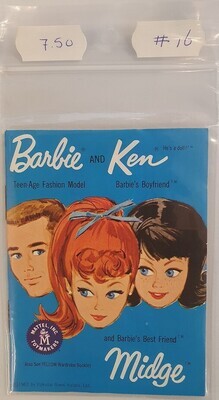 Booklet Barbie &amp; Ken, Midge.