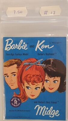 Booklet Barbie &amp; Ken , Midge.