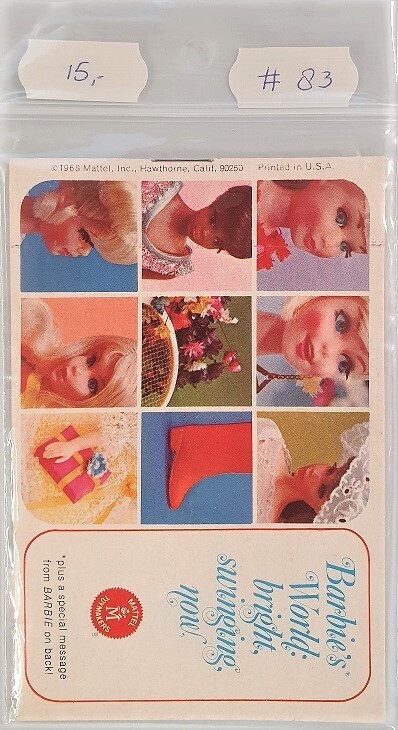 Booklet Barbie&#39;s World Bright Swinging Now.