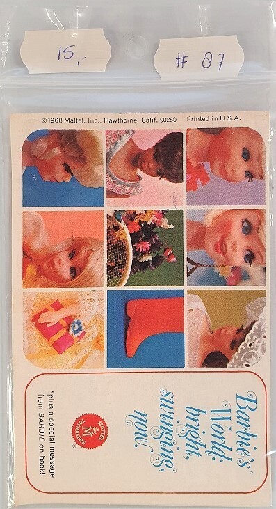 ​Booklet Barbie's World Bright Swinging Now.​