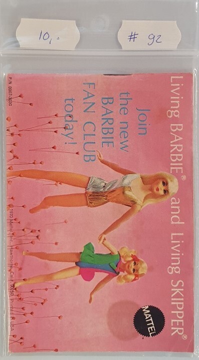 ​Booklet Living Barbie and Living Skipper​.