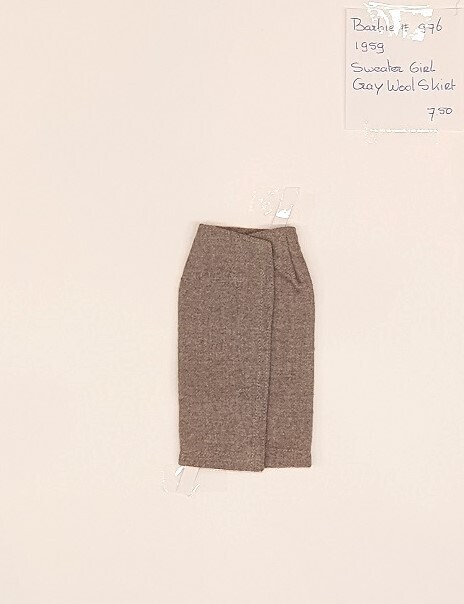 Gray Wool Skirt