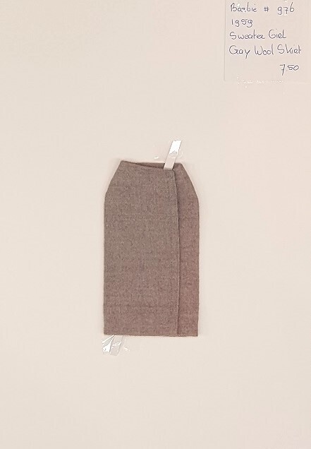 Gray Wool Skirt