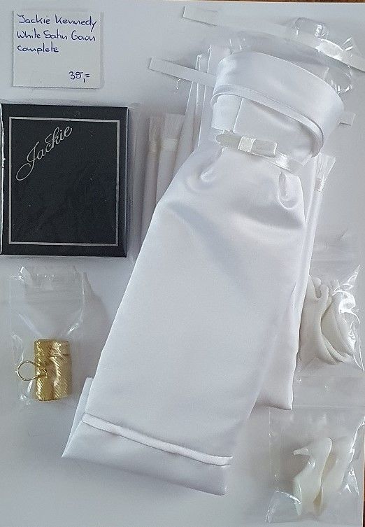 White Satin Gown
