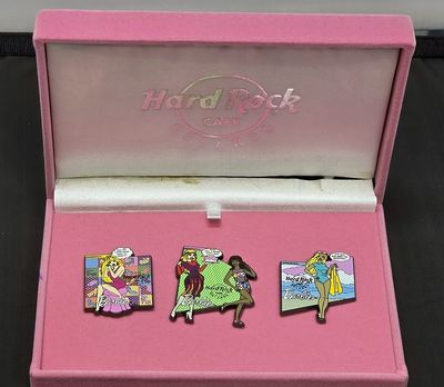Pin Set Hard Rock Cafe.