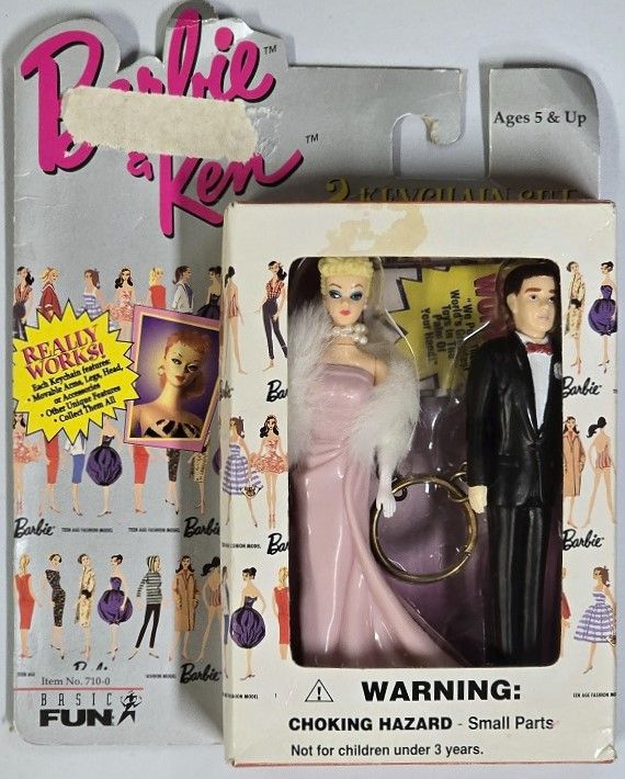 Keychain Barbie &amp; Ken