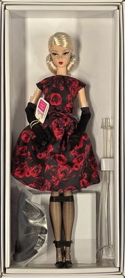Elegant Rose Cocktail Dress