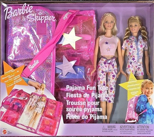 Barbie &amp; Skipper Pajama Fun Tote