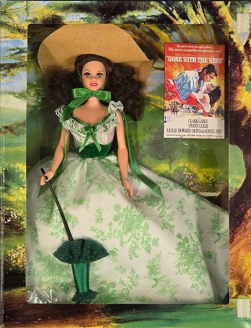 Barbie as Scarlett O'Hara.