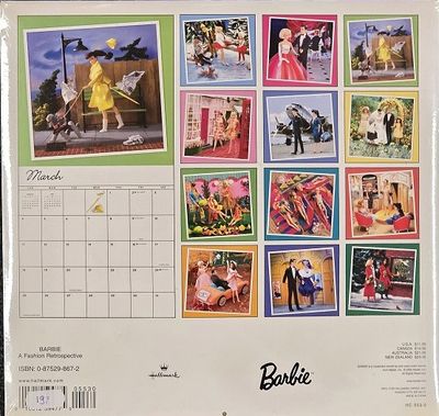 A Fashion Retrospective 2001 Calendar