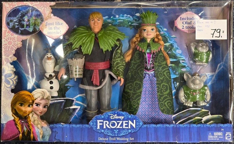Frozen Deluxe Troll Wedding Set