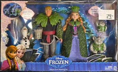 Frozen Deluxe Troll Wedding Set