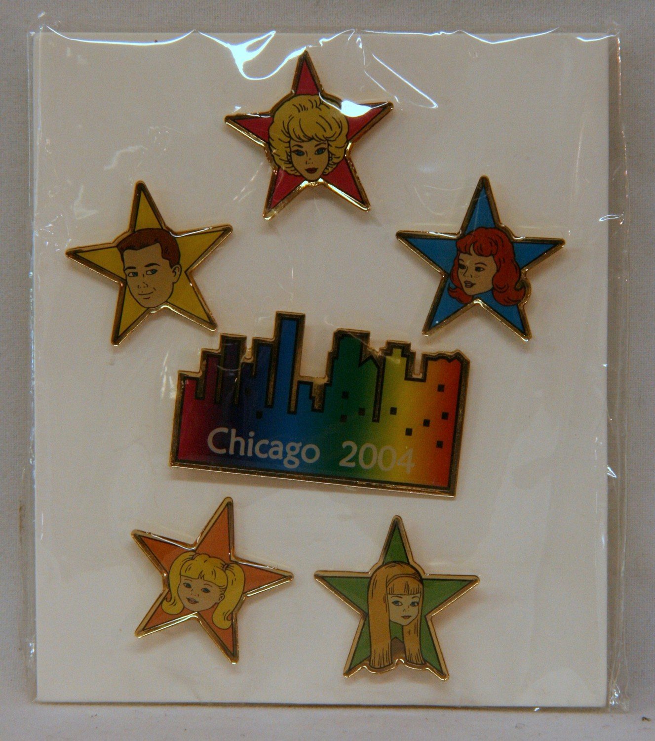 Barbie &amp; Friends We Are Family 6 pin Set.