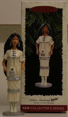 Native American Barbie Ornament